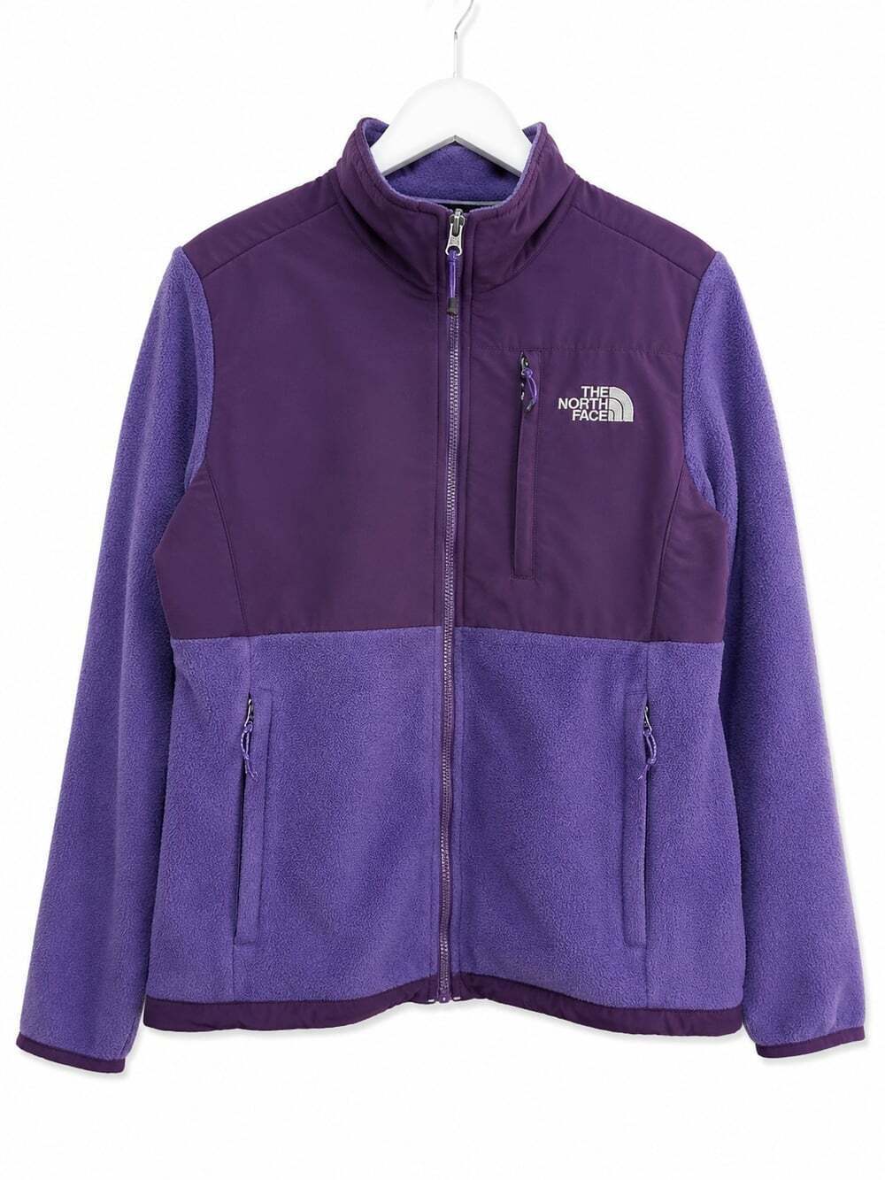 Vintage THE NORTH FACE Denali Fleece Full Zip Jacket Purple Women’s Small T20